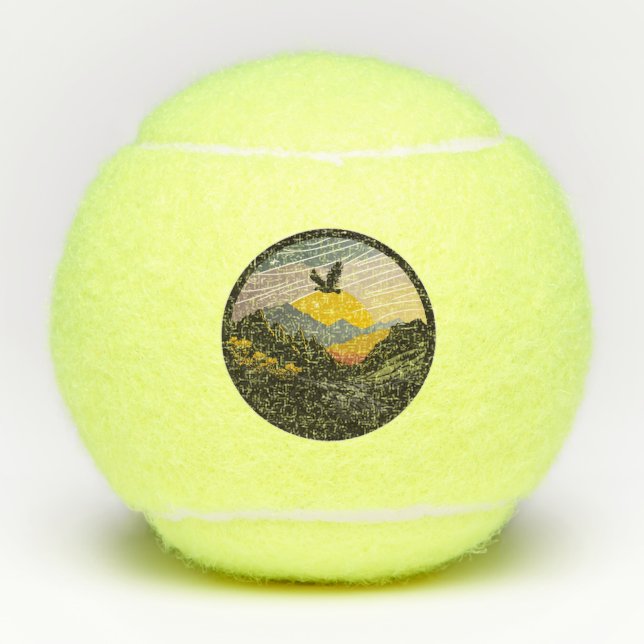 Snowdonia Tennisbälle (Vorderseite)