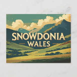 Snowdonia, Wales – Majestätische Gipfel & Wilde Sc Postkarte