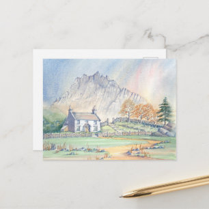 Snowdonia Welsh Mountain Landschaft Postkarte