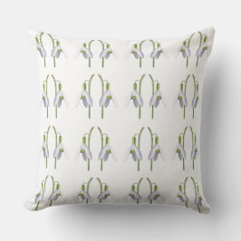 Snowdrop Fabric Muster. Kissen