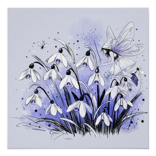 Snowdrop Fairy Poster (Vorderseite)