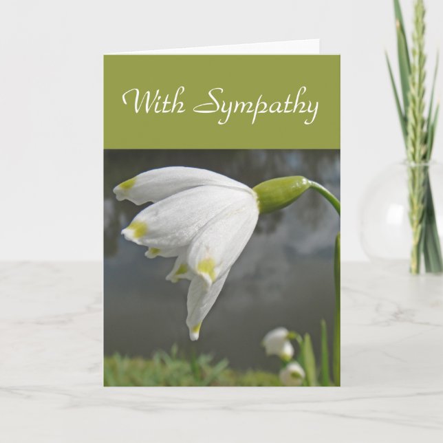 Snowdrop Karte (Vorderseite)