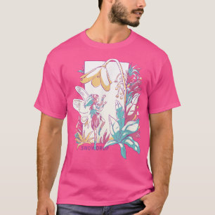 Snowdrop Kleine Fairy mit Blume Naturfantasie T-Shirt