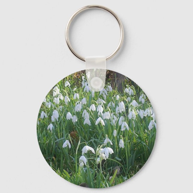 Snowdrop-Schlüsselanhänger Schlüsselanhänger (Vorderseite)