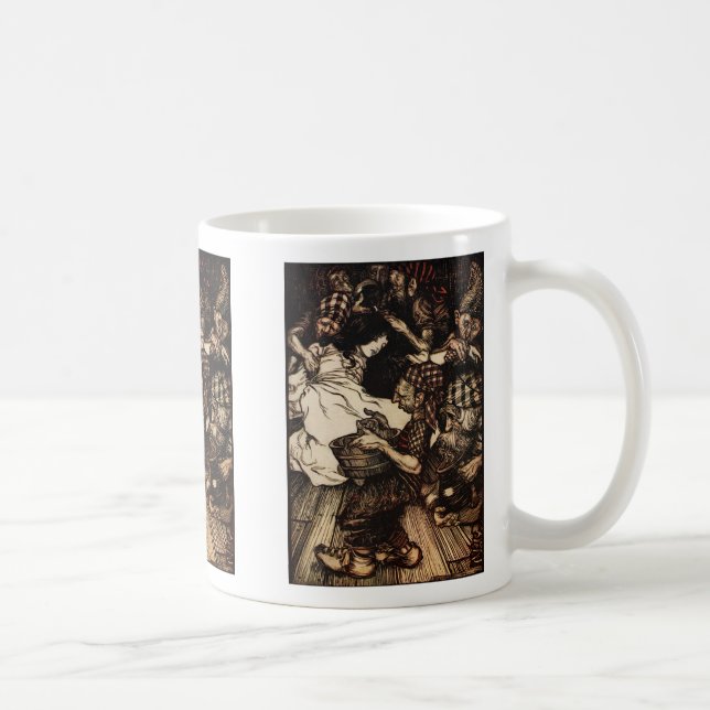 Snowdrop und die Zwerge Tasse (Rechts)