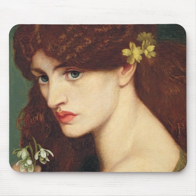 Snowdrops, 1873 (Öl auf Leinwand) Mousepad (Vorne)