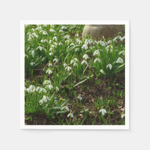 Snowdrops II (Galanthus) Frühlingsflora Serviette