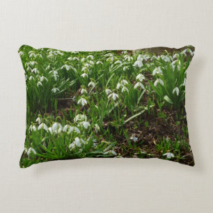 Snowdrops II (Galanthus) Frühlingsflora Zierkissen