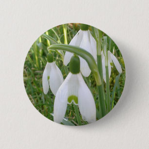 Snowdrops Knopf Button