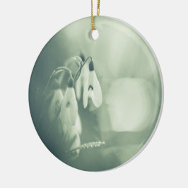 Snowdrops Nature Foto Keramik Ornament