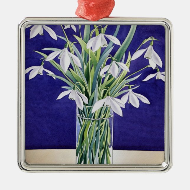 Snowdrops Ornament Aus Metall (Vorne)