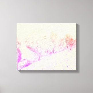 Snowfall Canvas Print Leinwanddruck