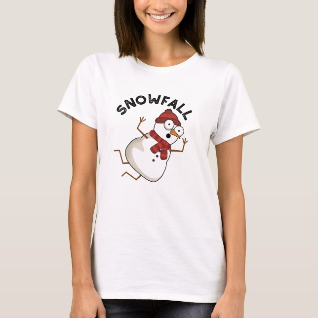 Snowfall Funny Snow Pub T-Shirt (Vorderseite)