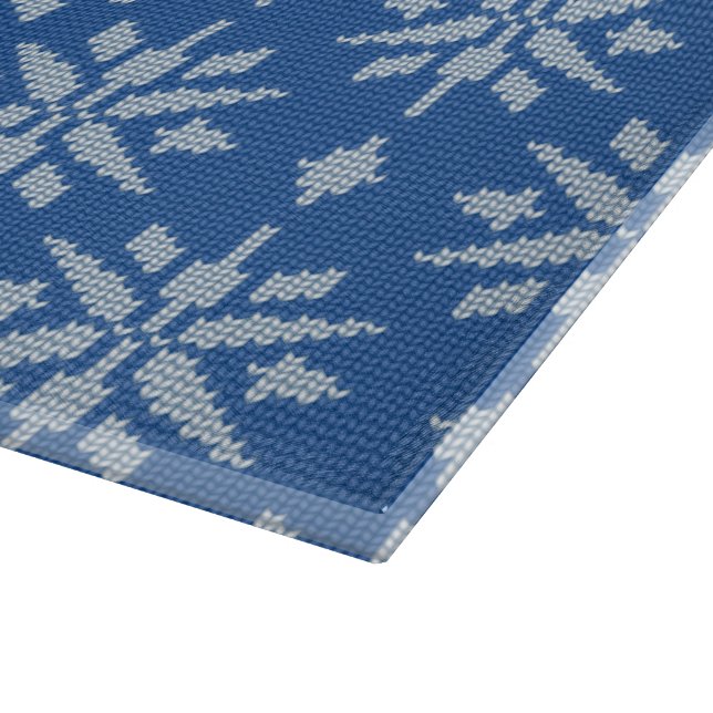 Snowfall Knit Schneidebrett (Ecke)