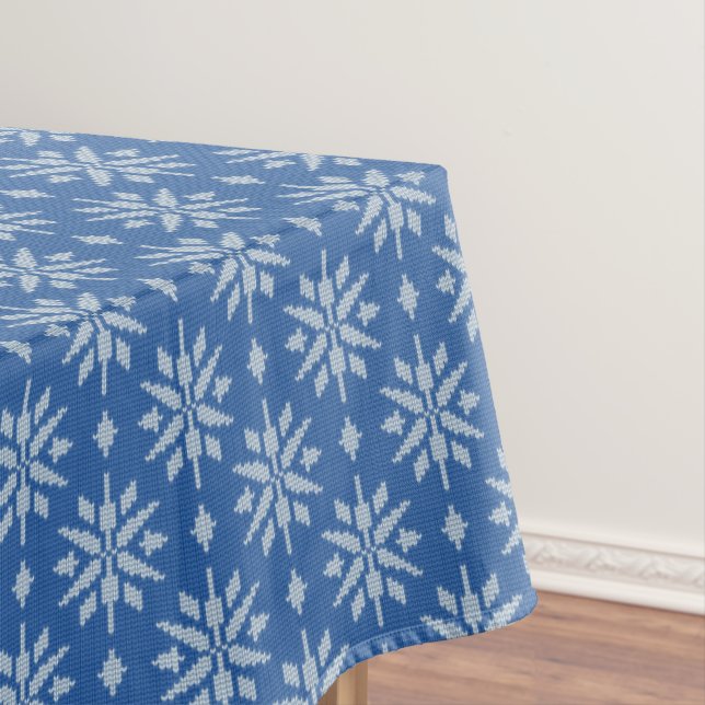 Snowfall Knit Tischdecke (Beispiel)