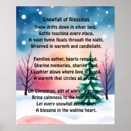 Snowfall of Blessings Poster