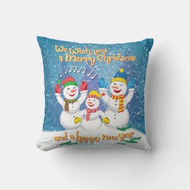 SnowFamily - Weihnachten und Neues Jahr Kissen