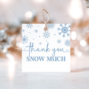 Snowflake 1. Geburtstag Winter Danke Geschenkanhänger