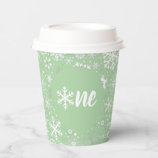 Snowflake 1 Paper Cup Pappbecher