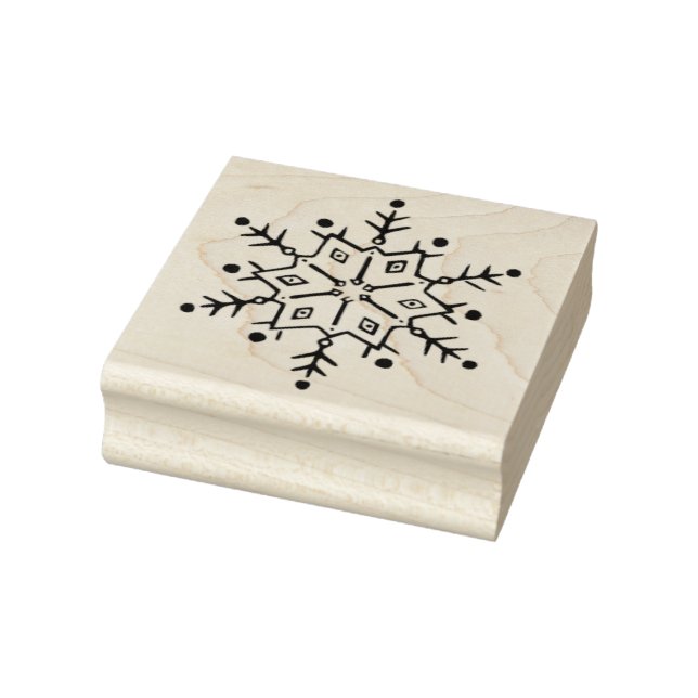 Snowflake 2 Art Briefmarke Gummistempel (Stempel)