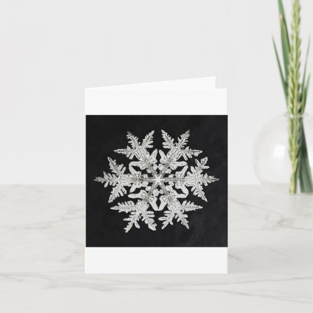 Snowflake 2 Ferienkarte Feiertagskarte (Vorderseite)