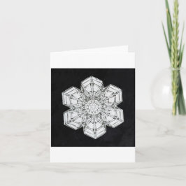 Snowflake 5 Ferienkarte Feiertagskarte