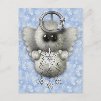 Snowflake Angels Feiertagspostkarte