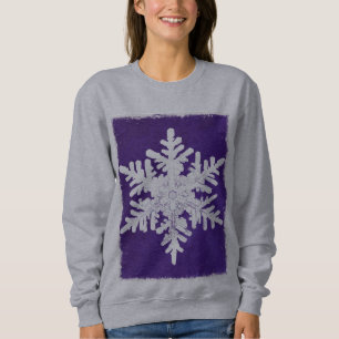 Snowflake Art Winter Holiday Sweatshirt