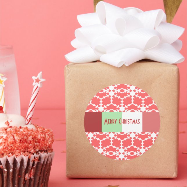 Snowflake Aufkleber Koralle angezeigt, aber Sie wä (Party)