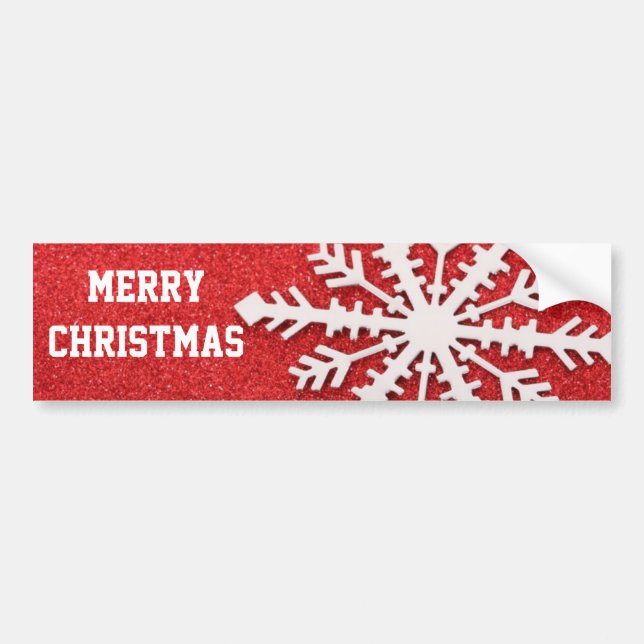 Snowflake-Autoaufkleber Autoaufkleber (Vorne)