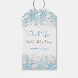 Snowflake Baby Es ist kalt Außendusche Geschenketi Geschenkanhänger