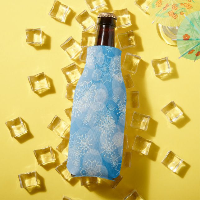 Snowflake background flaschenkühler (In Situ Sommer)