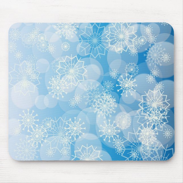 Snowflake background mousepad (Vorne)