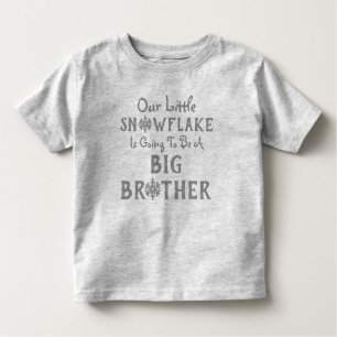 Snowflake Big Brother Kleinkind T - Shirt
