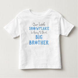 Snowflake Big Brother Kleinkind T-shirt