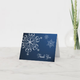 Snowflake Blue Elegance Danke