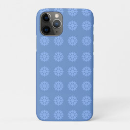 Snowflake Blue Winter Pattern Case-Mate iPhone Hülle