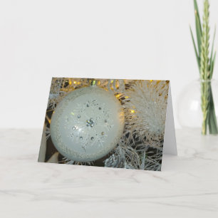 Snowflake Bulle Weihnachtskarte Feiertagskarte