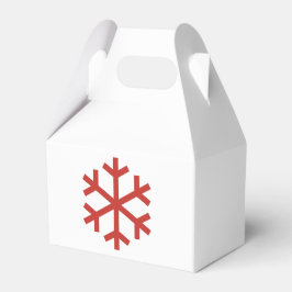 Snowflake Christmas Favor Box Geschenkschachtel