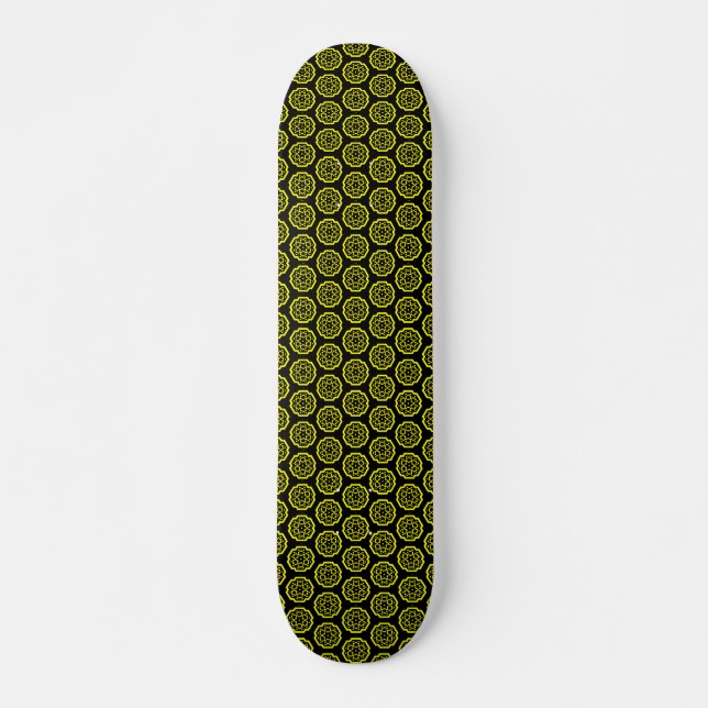 Snowflake Constellation v1 - Black.and Yellow Skateboard (Vorne)