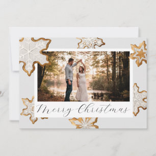 Snowflake Cookies Weihnachtskarte Feiertagskarte