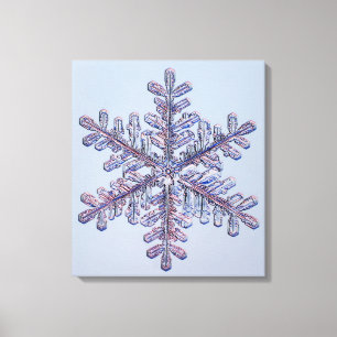 Snowflake Crystal Leinwanddruck