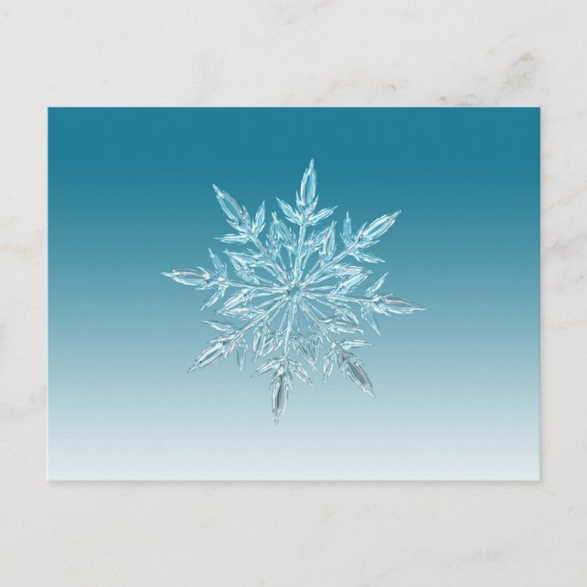 Snowflake Crystal Postkarte (Vorderseite)