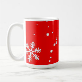 snowflake design kaffeetasse