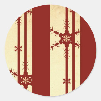 Snowflake Design Sticker