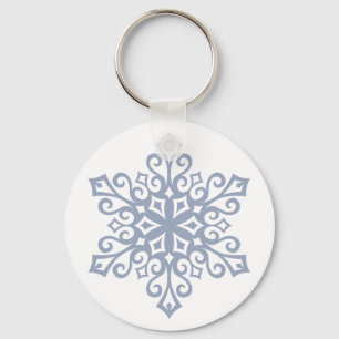 Snowflake Design Winter Schlüsselanhänger