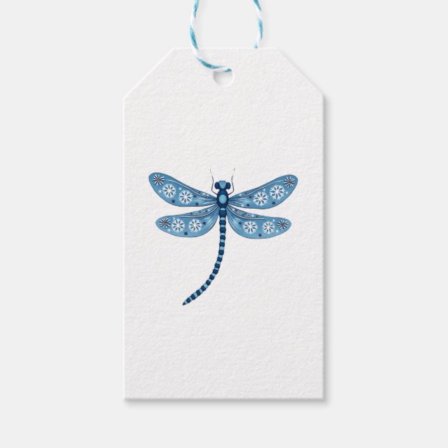 Snowflake Dragonfly Spirit Geschenkanhänger (Vorderseite)