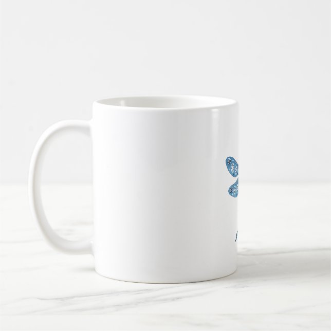 Snowflake Dragonfly Spirit Kaffeetasse (Links)
