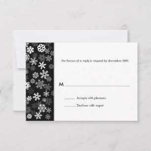 Snowflake Edge Bar Mitzvah Antwort