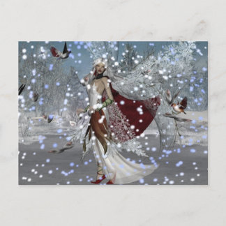 Snowflake Fae Postkarte
